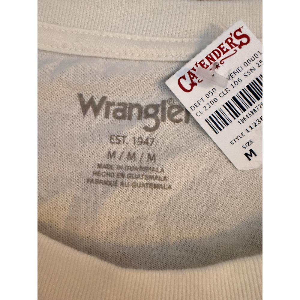 Wrangler Retro Western Rodeo Cowboy Bronco Graphic Boyfriend Fit Tee NWT M - Picture 4 of 8